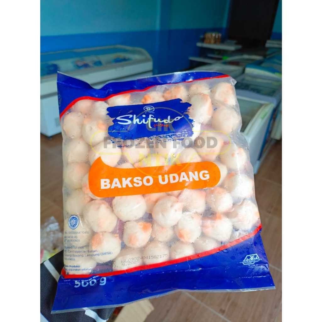 

Shifudo Bakso Udang 500g Frozen food cik ntik Jambi cemilan jajanan seblak korea jepang