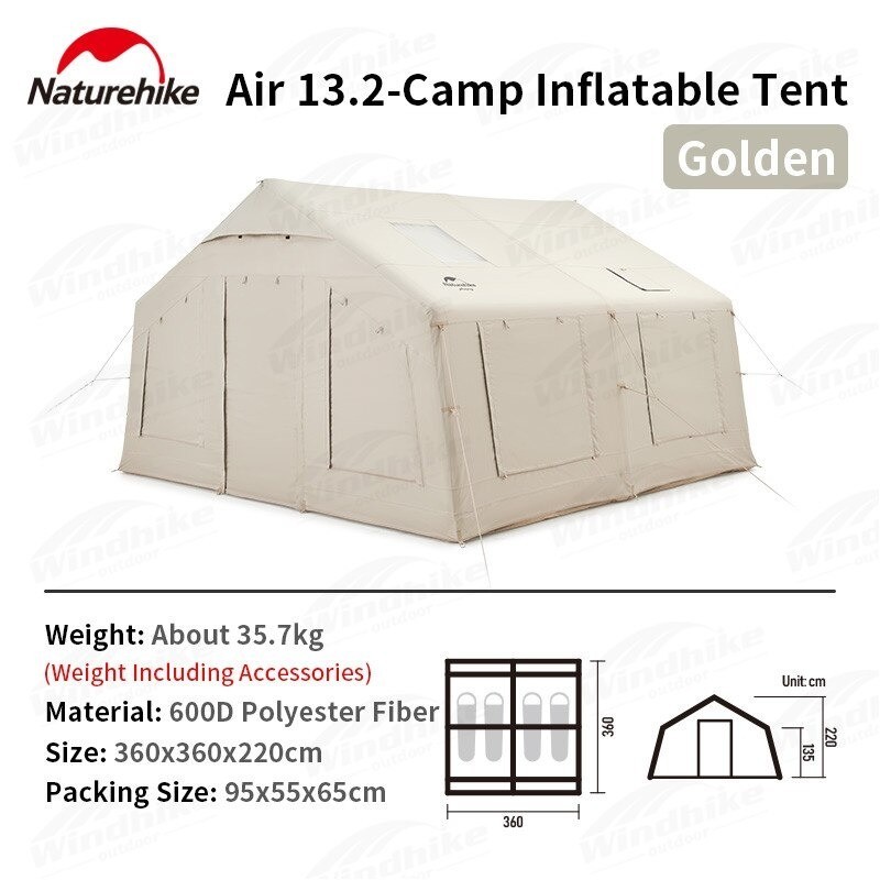 TENDA INFLATABLE AIR 13.2 NATUREHIKE NH22ZP014 []