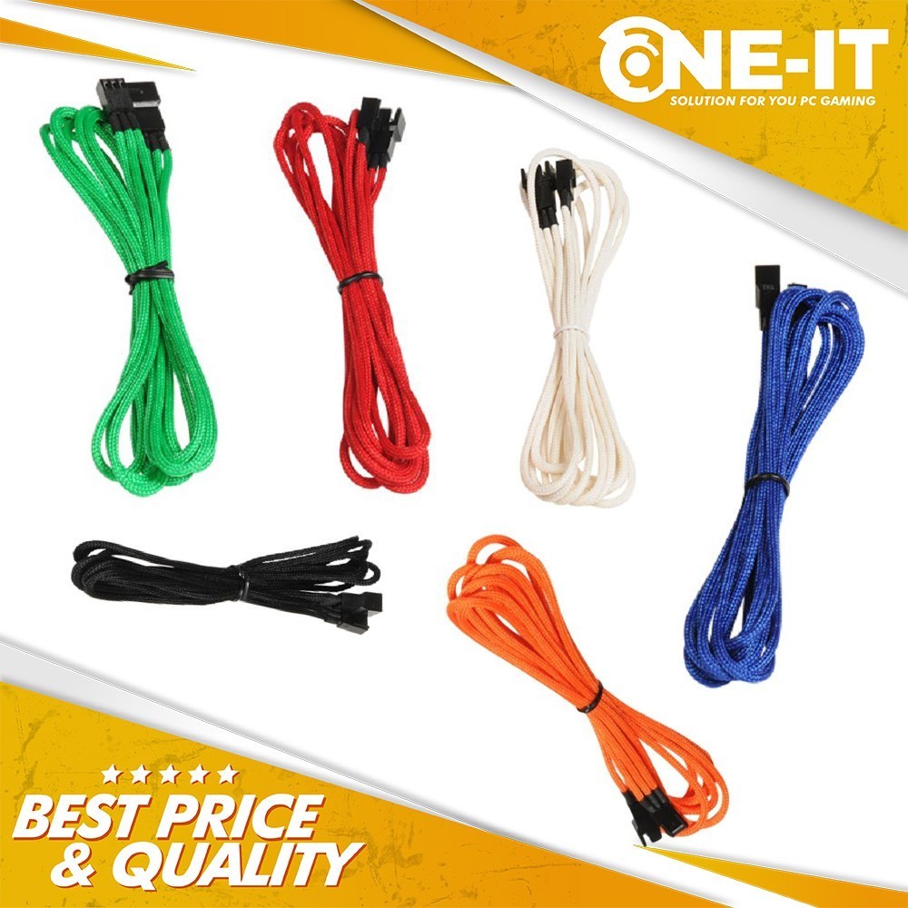 Cable Bitfenix 3Pin Fan Male to 3Pin Fan Female Extension Cable 60cm