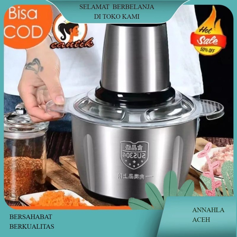 (ANL)Blender Meat Grinder/ Blender Daging Jumbo Stainless MKC-118