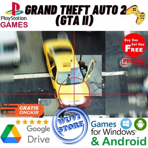 Game PC Grand Theft Auto 2 (GTA II) Emulator PS1 | Bisa Main di Android atau PC | Beli 1 Gratis 1
