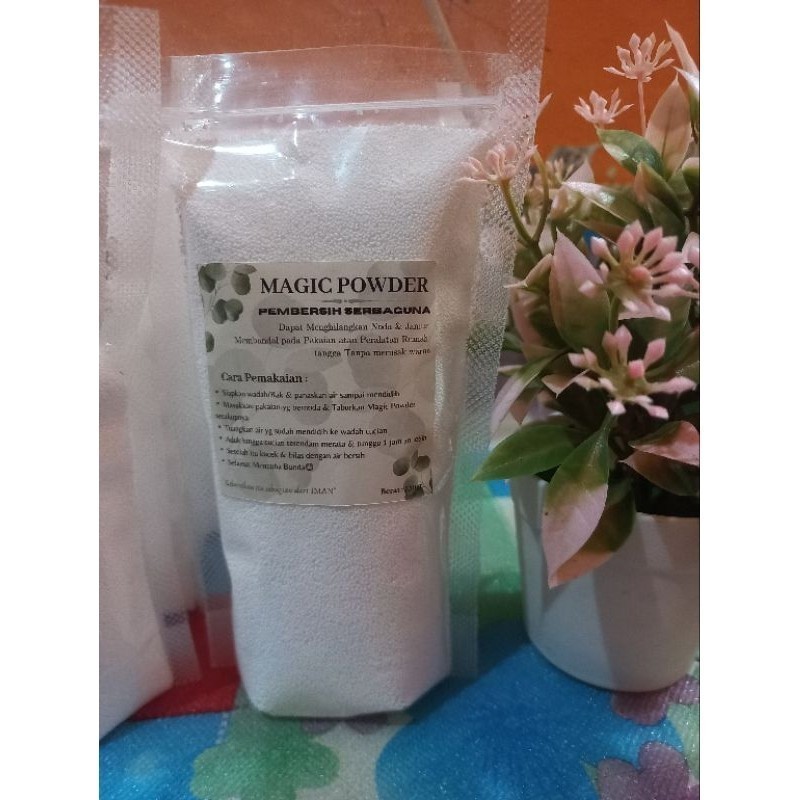 MAGIC POWDER/ SERBUK AJAIB/ PEMBERSIH SERBAGUNA kemasan 250gr-500gr