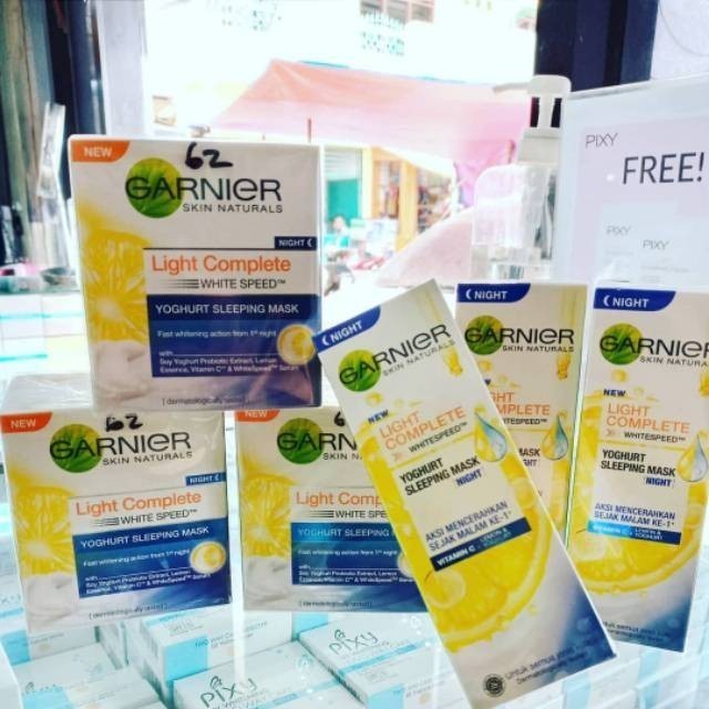 GARNIER BRIGHT COMPLETE NIGHT CREAM  | Krim Malam //