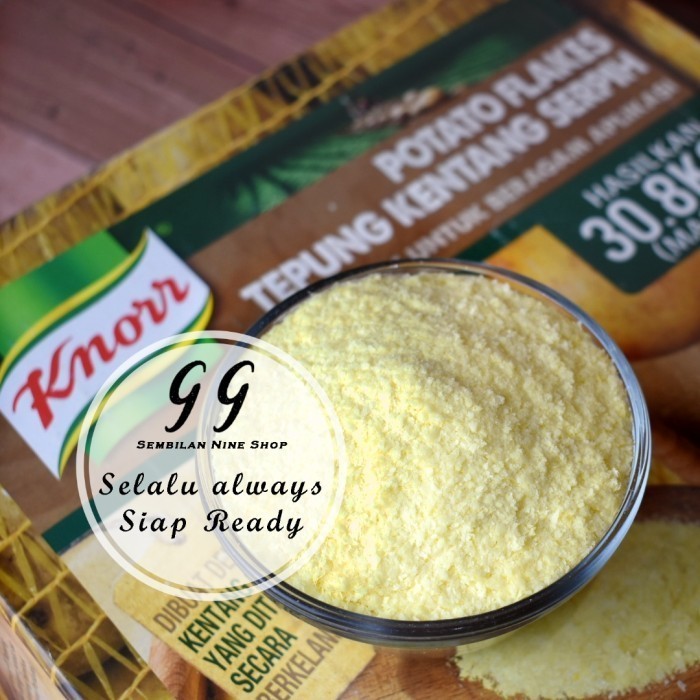 

BEST[SALE] KNORR 1 KG Mashed POTATO FLAKES Tepung Kentang Serpih Knor