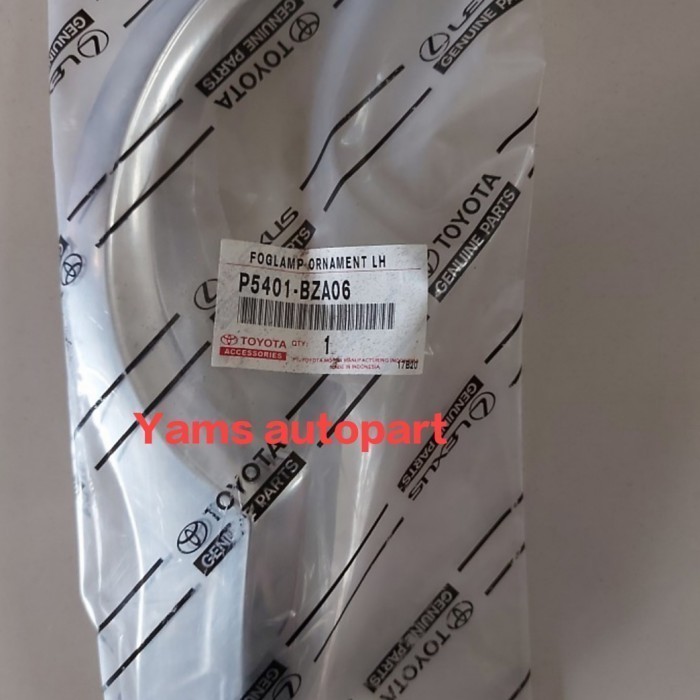 garnish moulding chrome ring foglamp avanza veloz 2016-2018 original