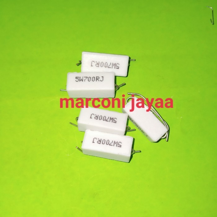resistor keramik 5watt 700ohm -MU14