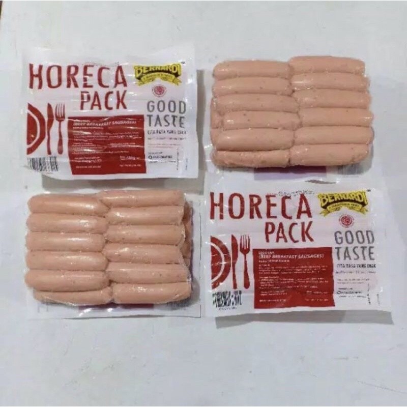 

BERNARDI Horeca Pack Sosis Sapi CL / sosis dengan kupas 500 gr