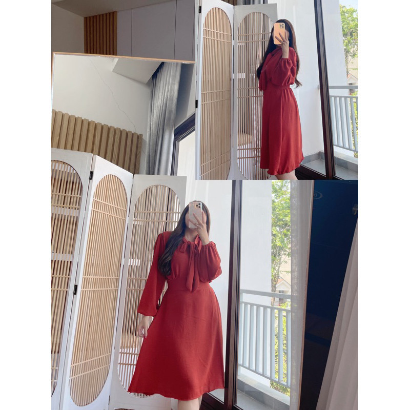 KOREAN DRESS HARUVI | TUNIK WANITA GAUN CASUAL OUTFIT KULIAH