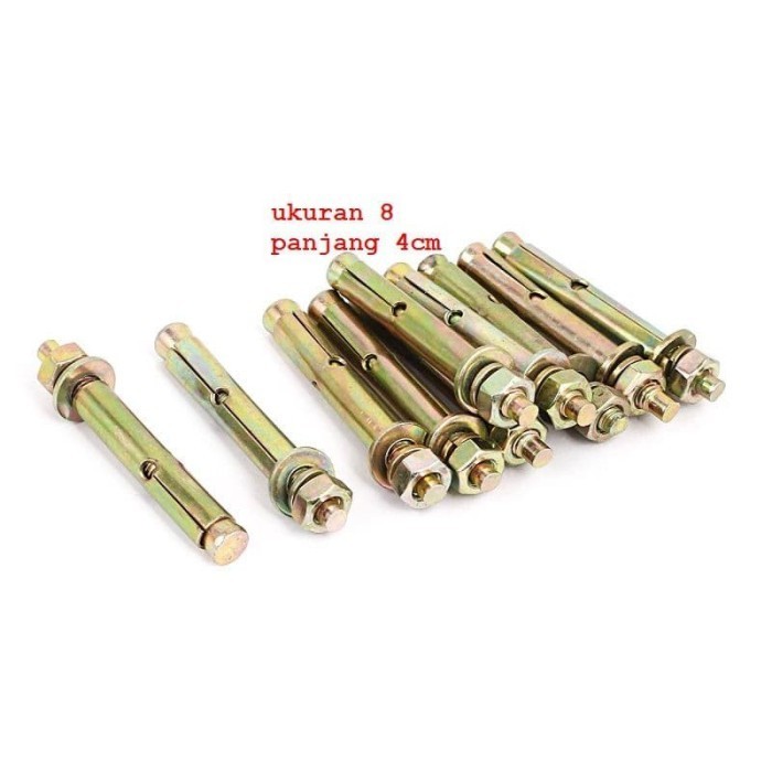 DynaBolt M8 x 40 (Dynabolt 8x40 / Baut Beton M8x40)