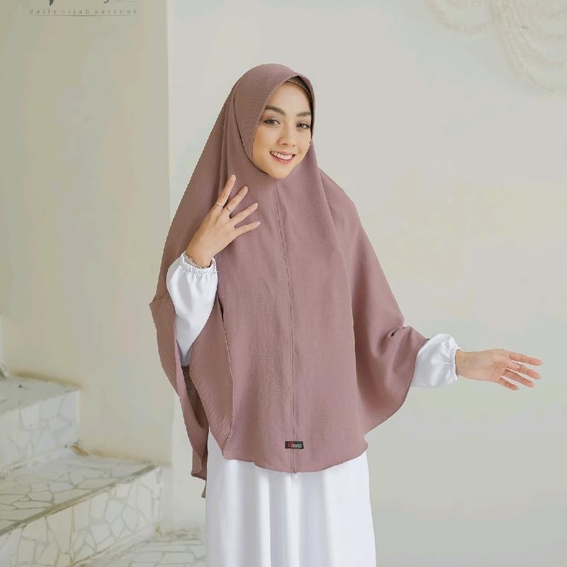 LDS - HIJAB BERGO CRINKLE JUMBO/HIJAB BERGO CRINKLE INSTAN JUMBO/HIJAB PENGAJIAN/HIJAB BERGO JUMBO X