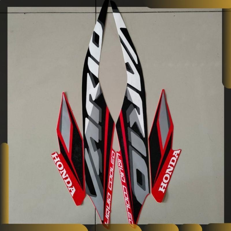striping Honda Vario 125 cbs 2020 2021 merah