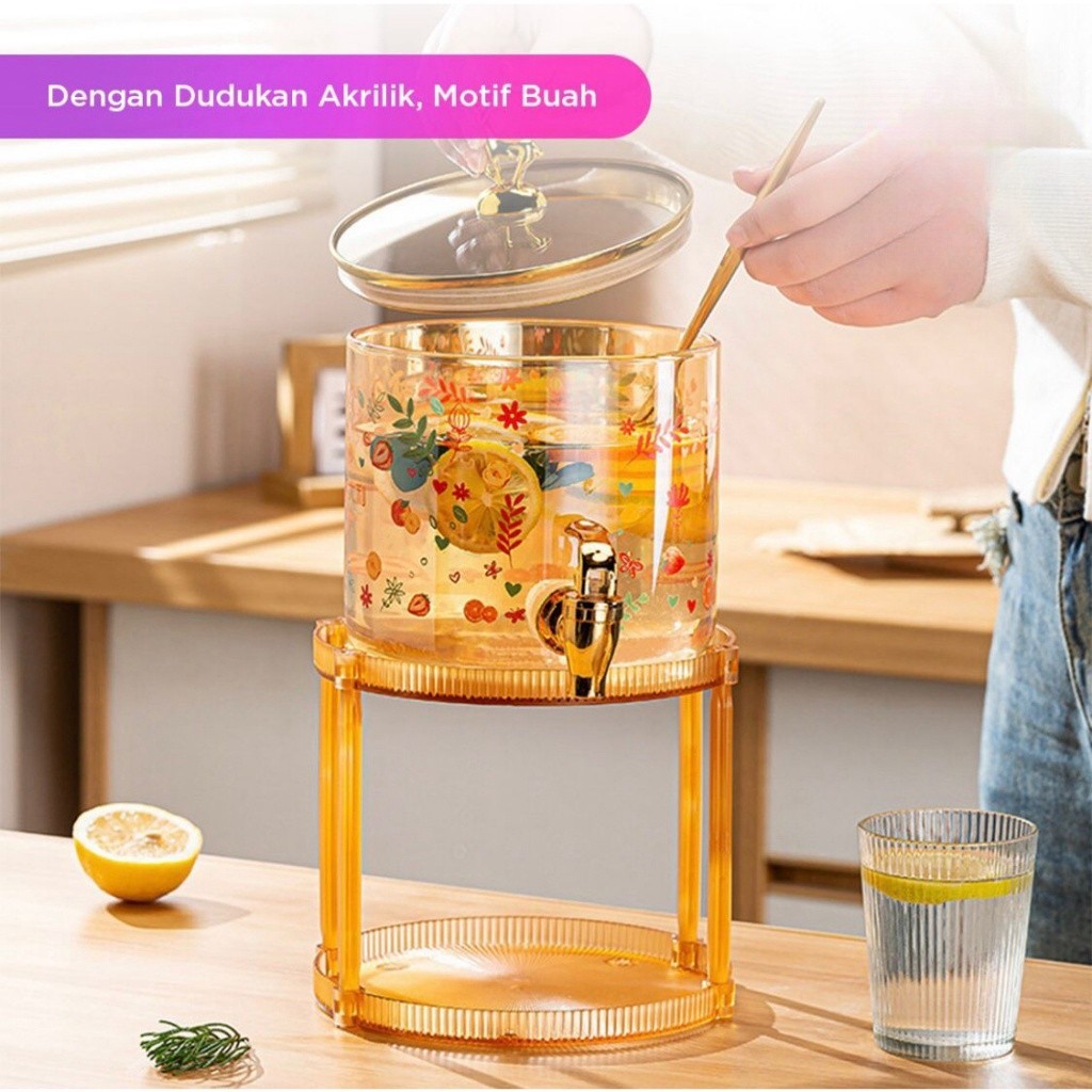 Dispenser Air Kaca / Dispenser kaca imut dan cantik /Dispenser Estetik Dispenser Air Kaca Sultan /