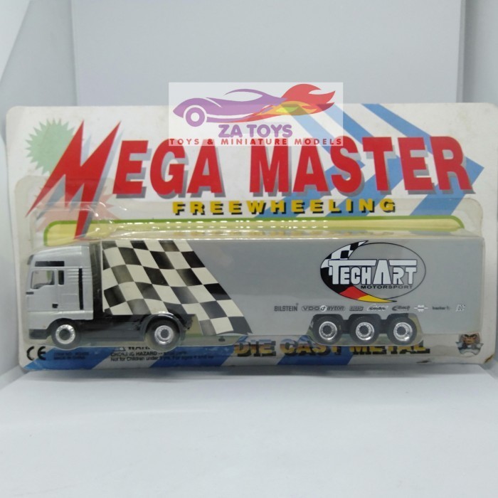 PTS99 Diecast Truck MAN TG-460 Techart Silver by Mega Master Schuco 1:87