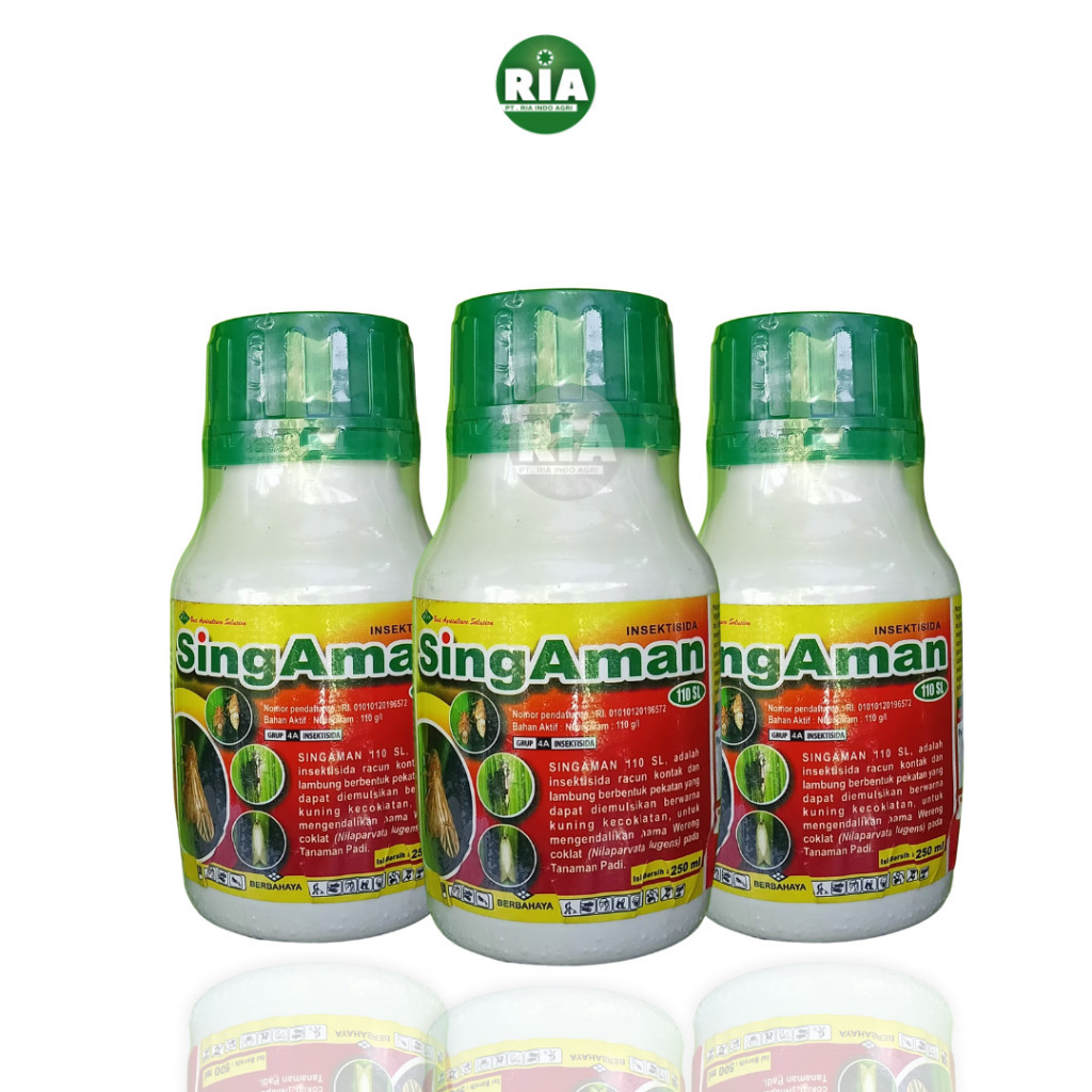 INSEKTISIDA SINGAMAN 110SL 250ML Nitenpyram kontak lambung sistemik hama wereng coklat kutu thrips