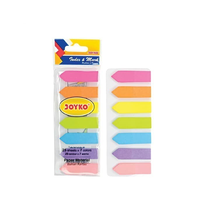 

Memo Stick Index Mark Penanda Pembatas Plastik / Kertas - Joyko IM-31 / IM-33 MURAH