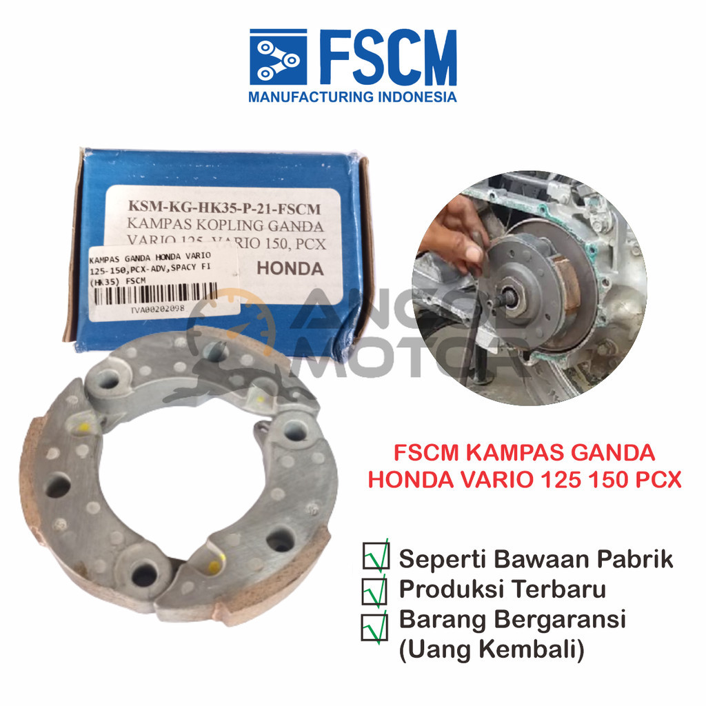 FSCM Kampas Ganda Otomatis Kopling  Vario 125-150 PCX ADV Spacy Fi