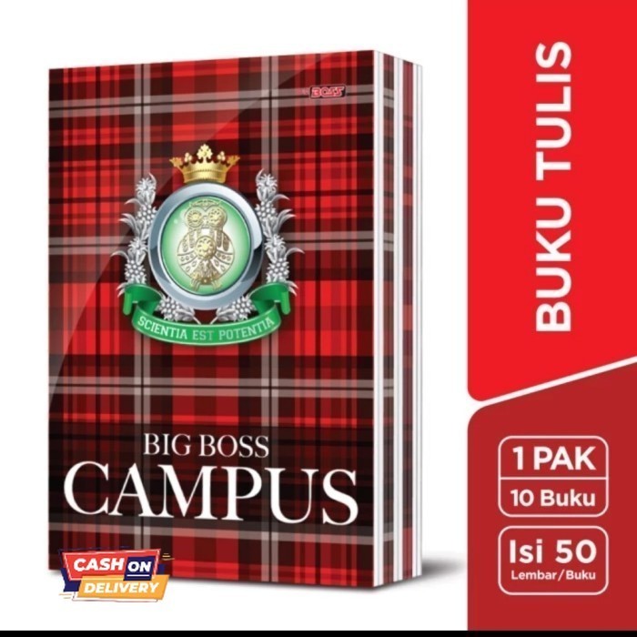 

✨LARIS✨ -Buku Tulis Campus Big Boss 50 lembar (10 Buku)
