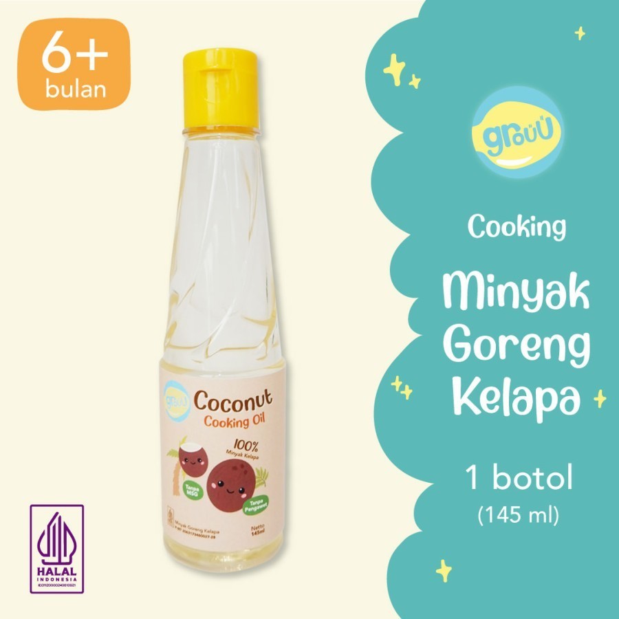 

Grouu - Fat Oil / Minyak Lemak - MPASI BB Booster - Coconut 145ml