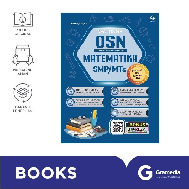 Gramedia Surabaya - New Insight Olimpiade Sains Nasional (OSN) Matematika SMP/MTs
