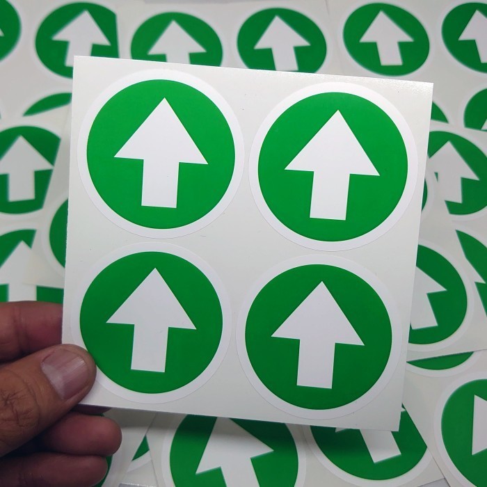 

Sticker Vinyl Penunjuk Arah Panah Stiker Arrow 5 cm (4 pcs/ Sheet)
