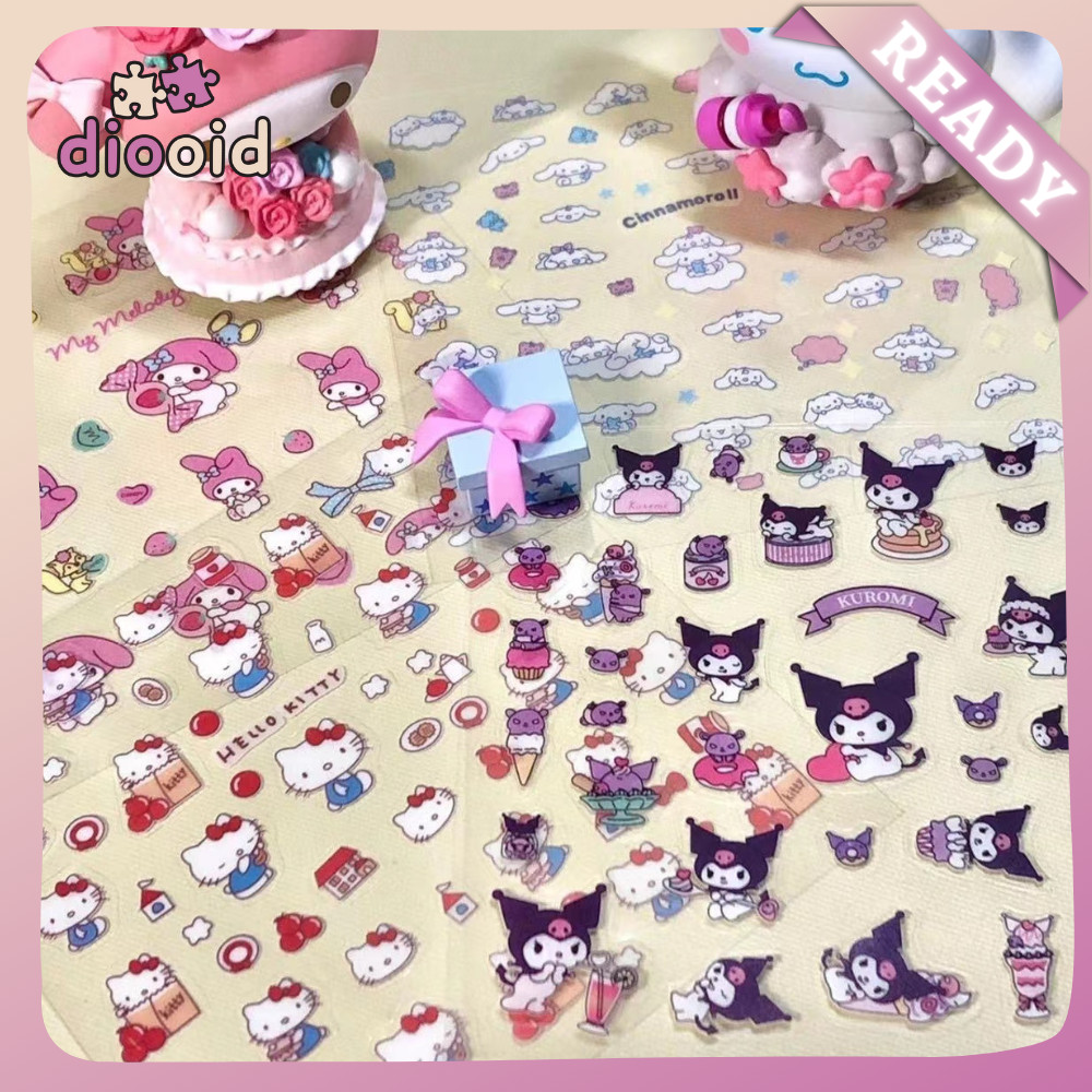 

[READY]STIKER SANRIO CHARACTERS Waterproof Sticker Notepad Kartun HelloKitty Melody Kuromi Pompompom