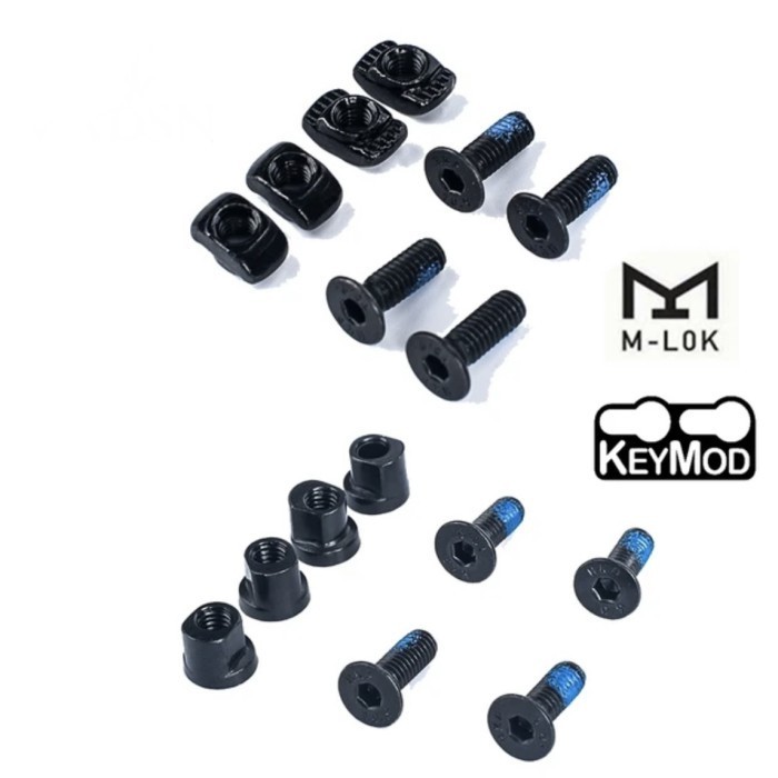 Baut Rail MLOK Keymod Mur Handguard M Lok M-Lok RIS RAS AEG GBBR Screw