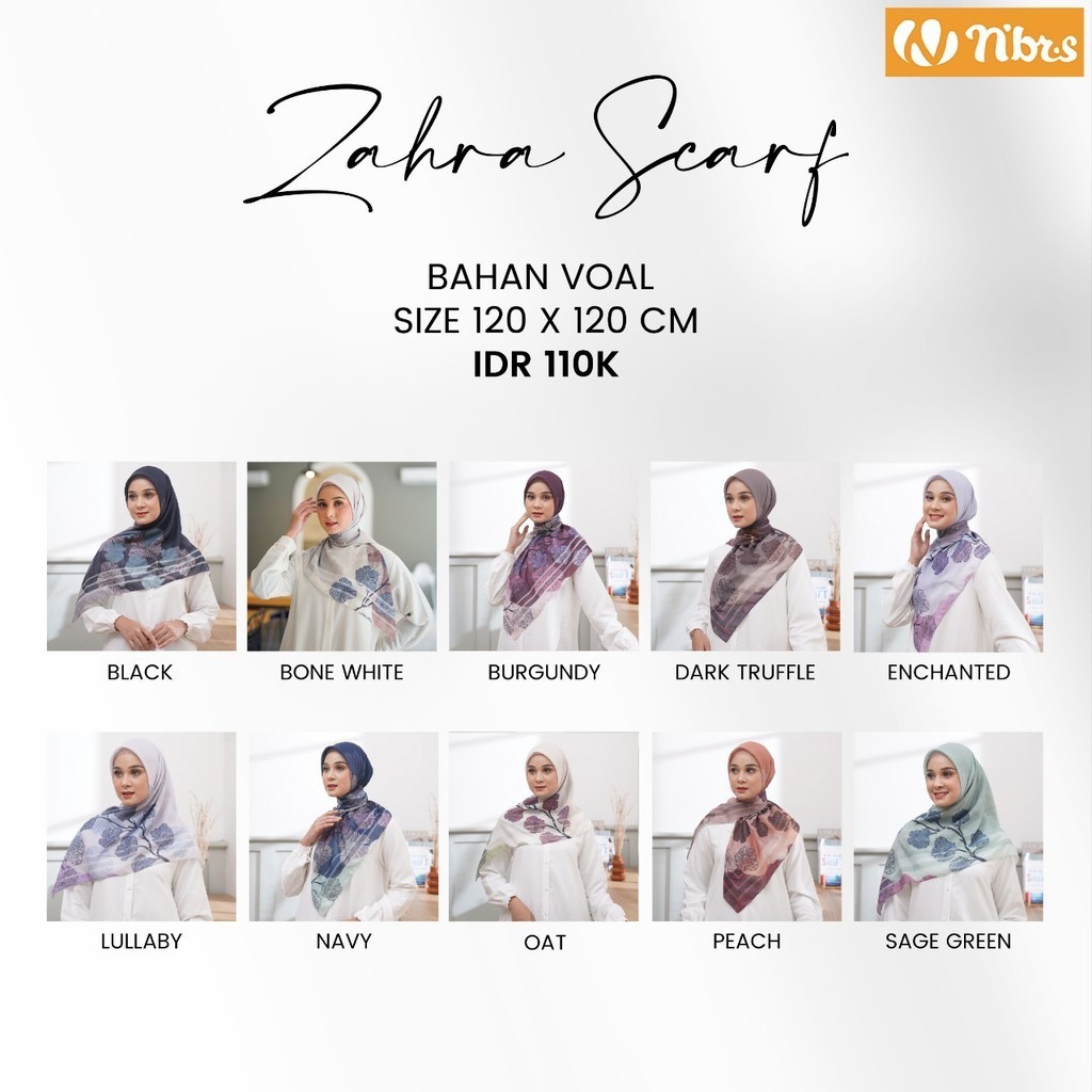 Nibras Hijab Zahra Scarf