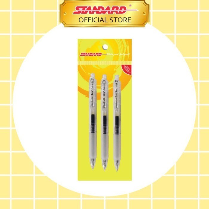 

Best Seller[Terbaru] STANDARD PEN LEXION 0.5 LX-318 BLACK / 3 PCS
