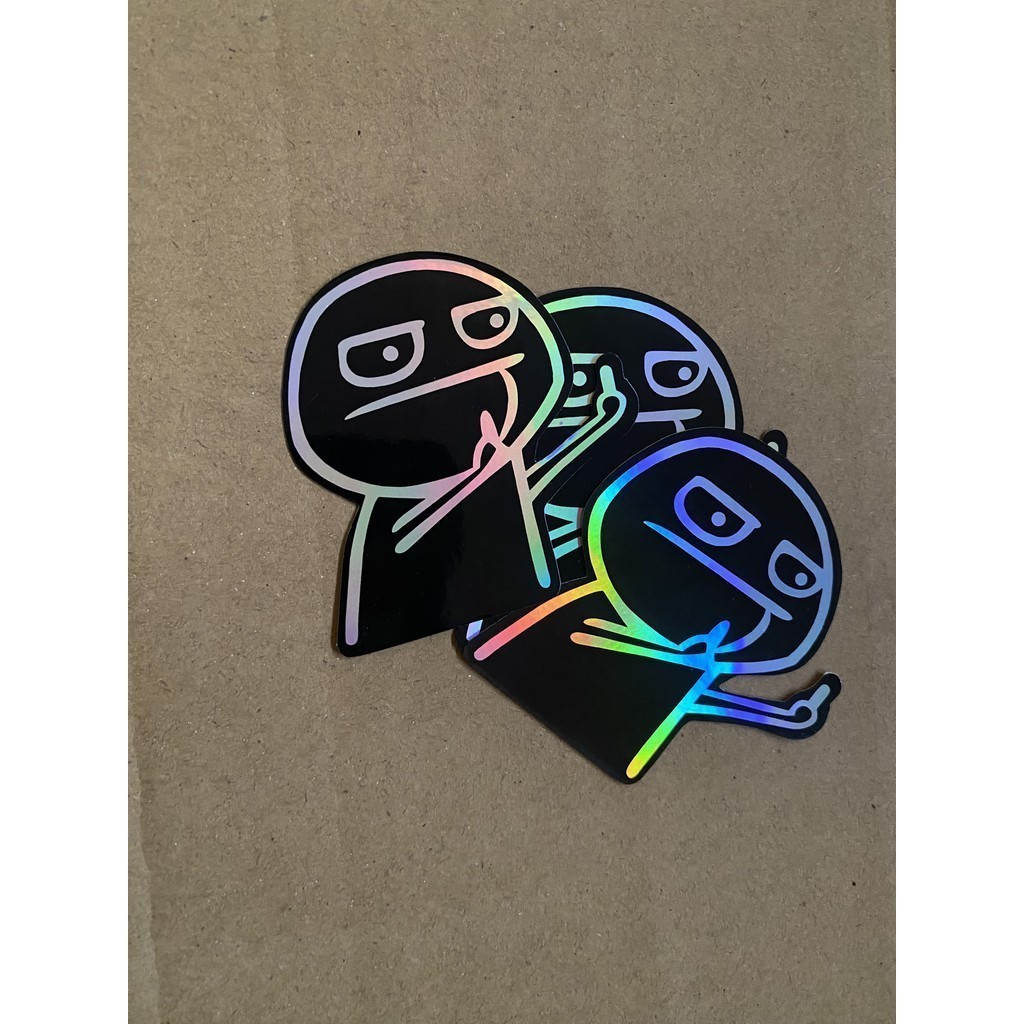 

Sticker Hologram Aestetik keren EMOTE FVCK - STH17 - EMOTE FVCK