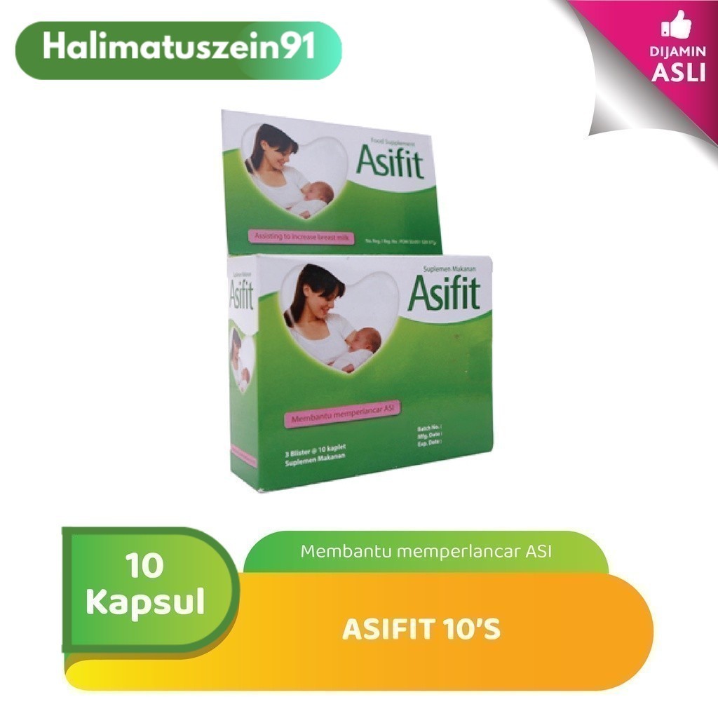 Asifit untuk Membantu Memperlancar ASI (10 Kapsul)