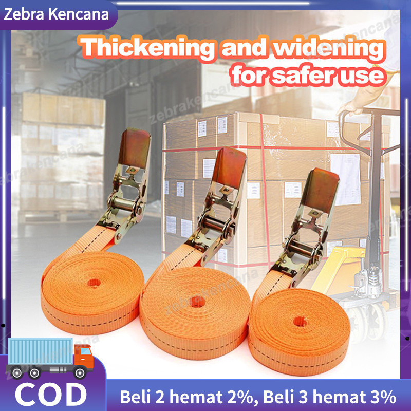 Rachet tie down/8-10 meter Trek belt /10 ton tali sound/tali barang/Track webbing cargo lashing 5CM*