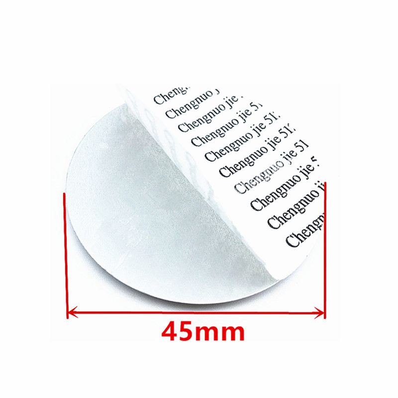 

100 Pcs 45mm Blue White Black Decals