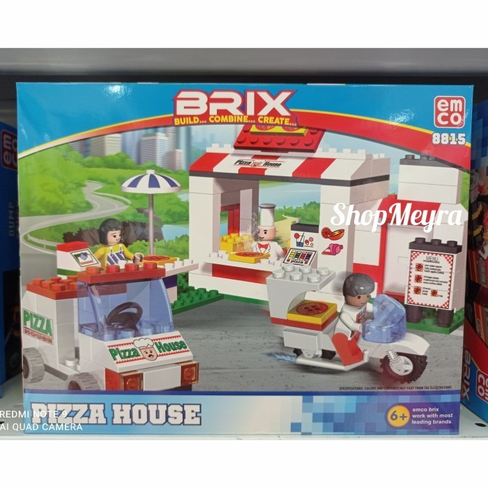 Emco Brix 8815 Pizza House - Mainan Lego