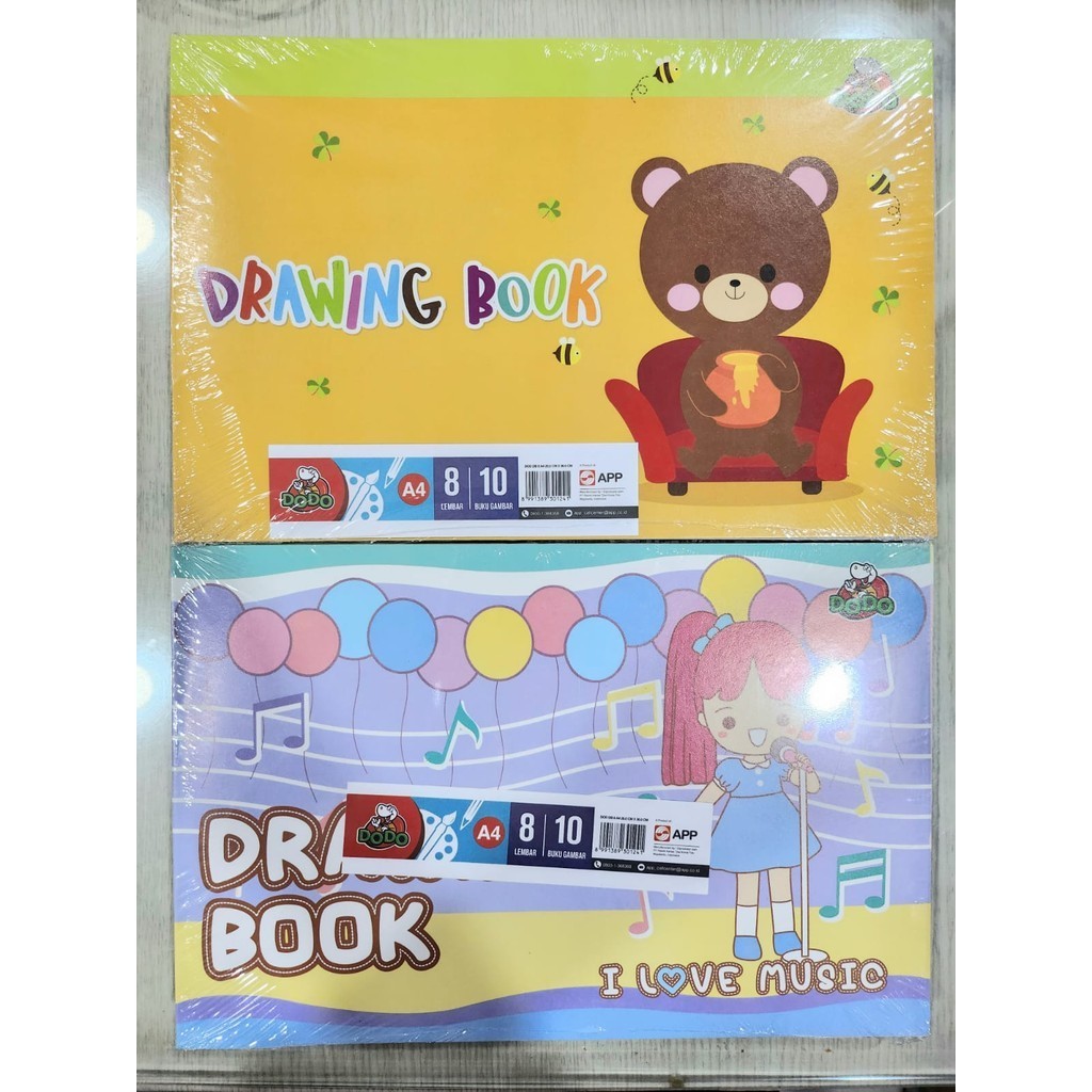 

RB Buku Gambar DODO A4 Isi 10 Buku