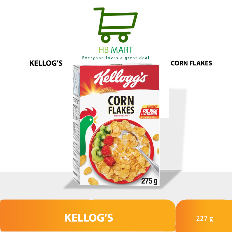 CORN FLAKES/ FLAKE /SEREAL JAGUNG/ KELLOGG/ KELLOGGS CORN FLAKES 500GR
