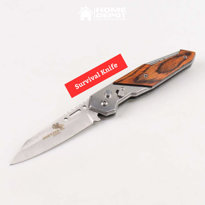 Pisau Lipat Survival Outdoor Berburu Tajam Pocket Hunting Knife