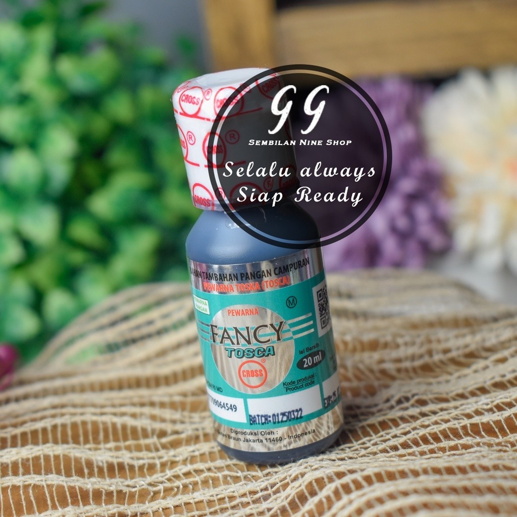 

FANCY TOSCA Cross Food Coloring Oil Base 20 ML Pewarna Makanan Edible Colours