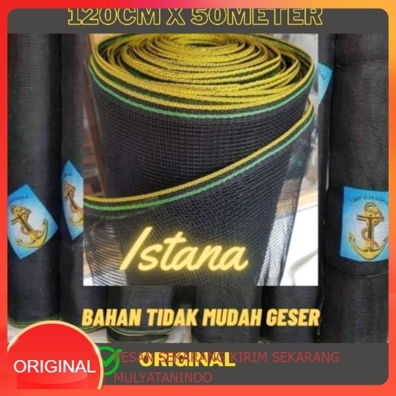 waring 1 roll 50m waring keramba ikan waring jaring ayam waring