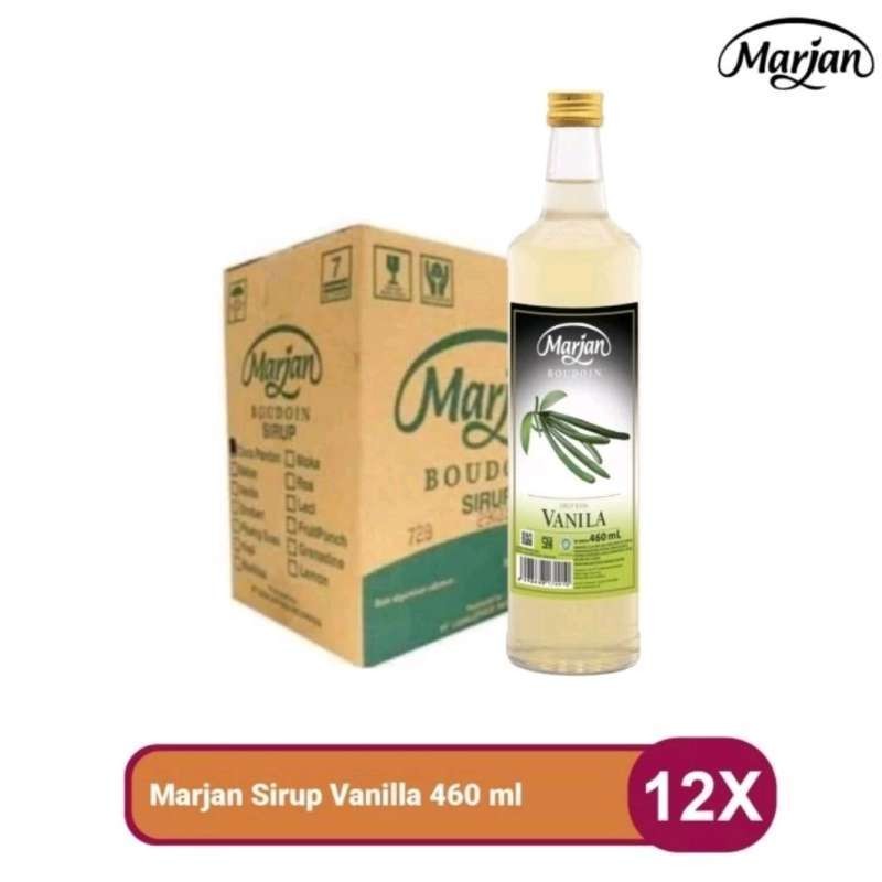 

Marjan Sirup Rasa Vanila 1 Karton (460ml x 12 Botol)