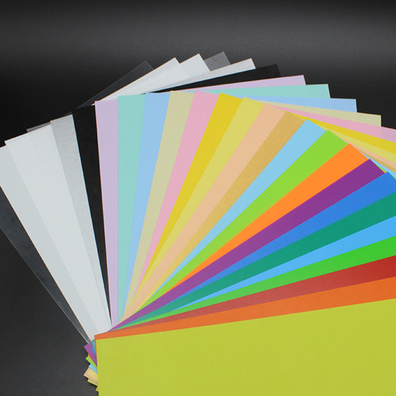 5 Pcs/Set Color Heat Shrink Sheet Plastic  Paper Sheet for Educational DIY Crafts Plastic Heat