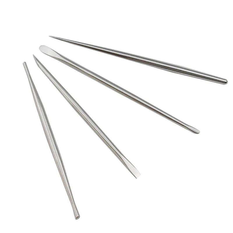 

Stainless Steel Pottery Modeling Stick Texture Creasing Sculpture Ceramics Tools Pottery Clay Carving Sculpting Tool