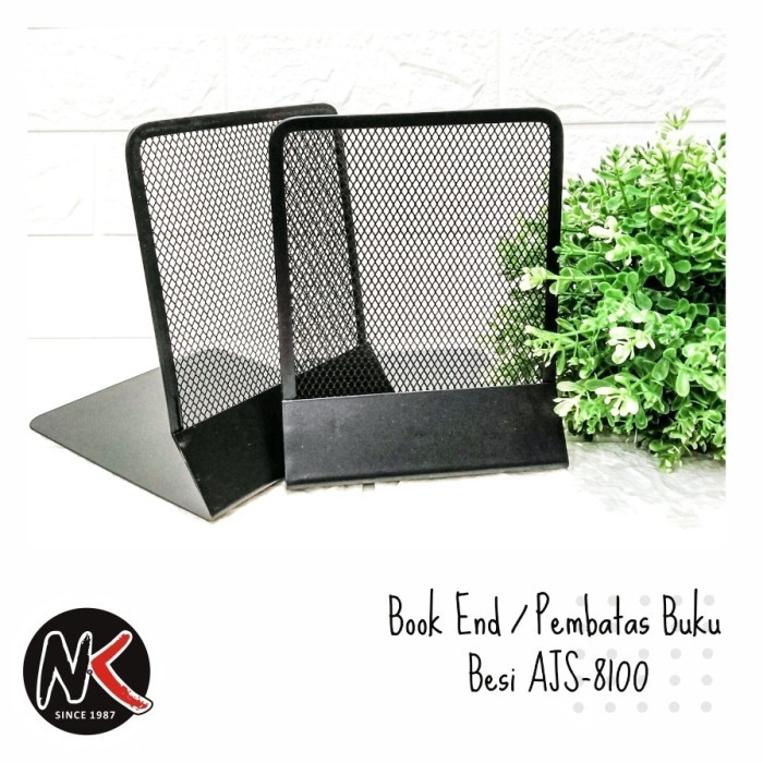 

Pembataa Buku Besi / Book End Besi / Sandaran Buku Ajs-8100
