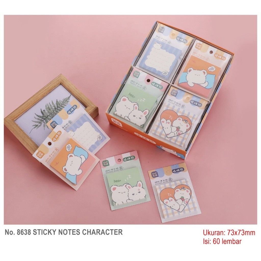 

NAT - 1 Pax Stick Note / Sticky Note Karakter / SN - 8638