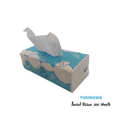 NAT - 1 Pack Tisu Yukinawa 200 Sheet  / Tissue Facial Yukinawa