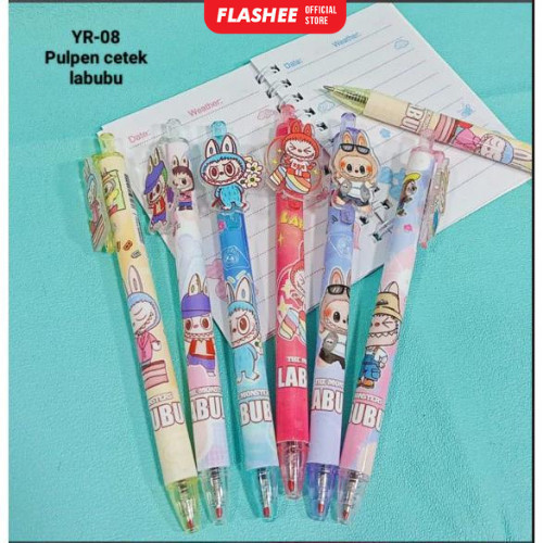 

Labubu Pulpen Mekanik Pen Karakter Labubu Pen Tinta Htam Random Alat Tulis Labubu Karakter Lucu