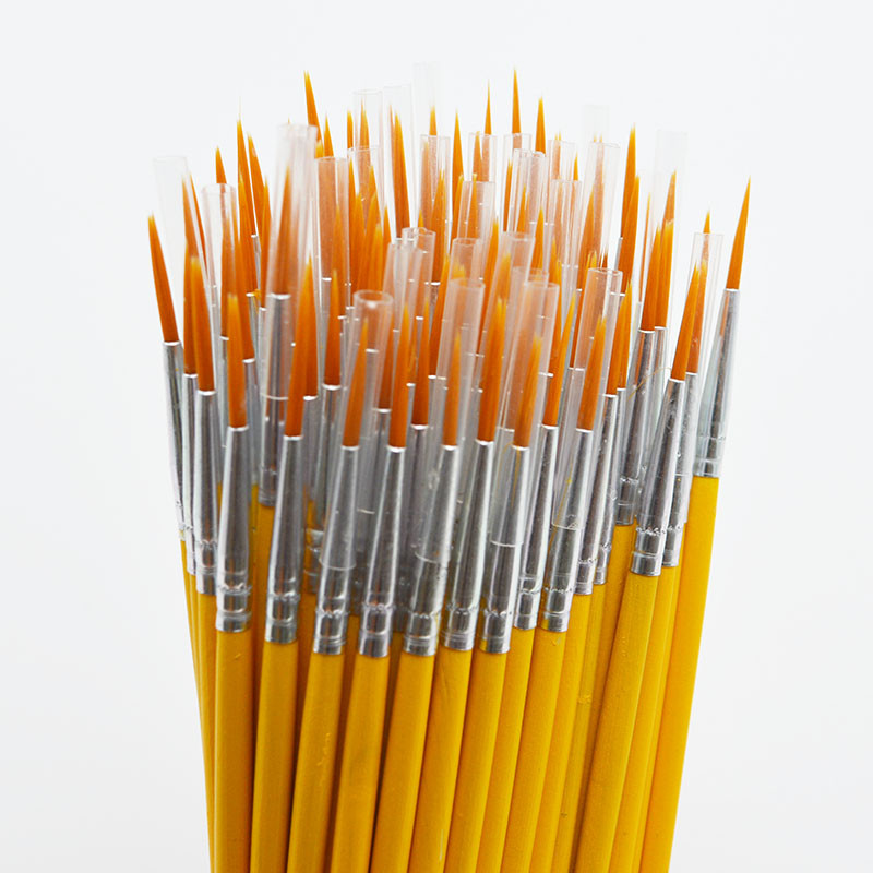 

10pcs/set Long tail nylonhair hook line pen painting brush children DIY art supplies tool Art Stationery watercolor painting pen