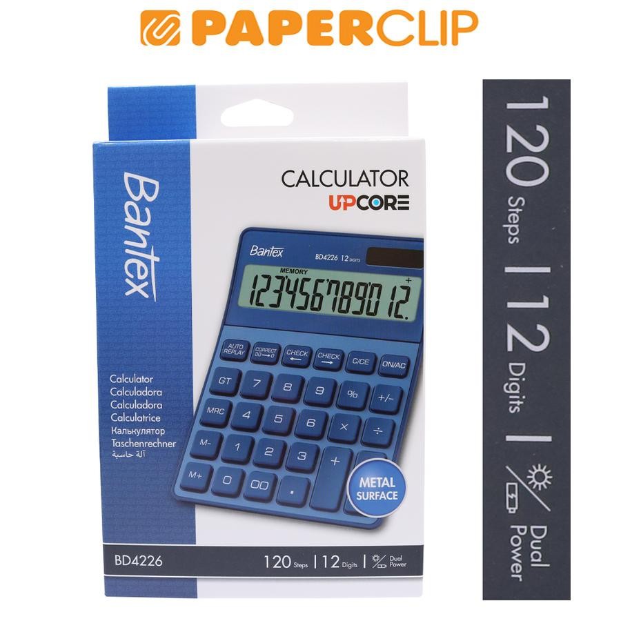 

CALCULATOR BANTEX UPCORE BD4226 01 BLUE