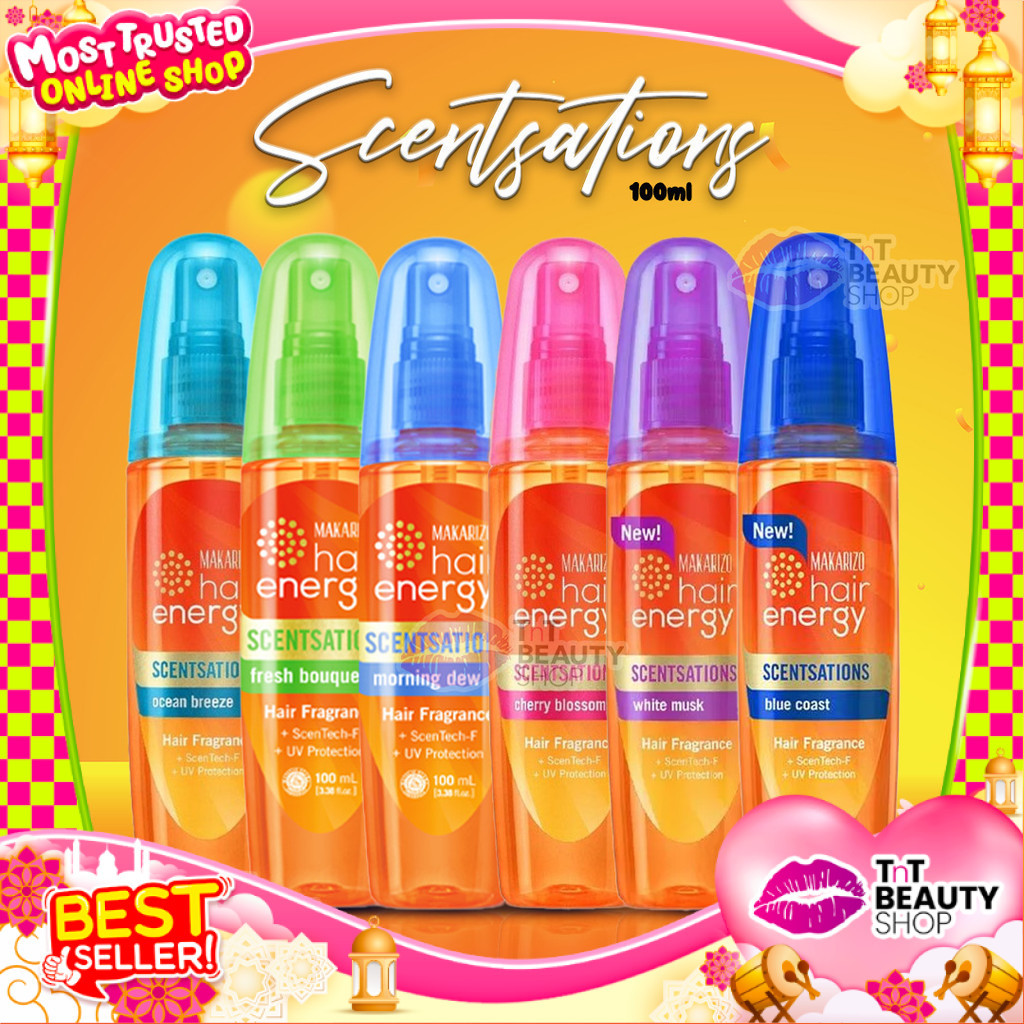 Makarizo Hair Energy Scentsations Hair Fragrance Parfum Rambut 100ml | TnT Beauty Shop