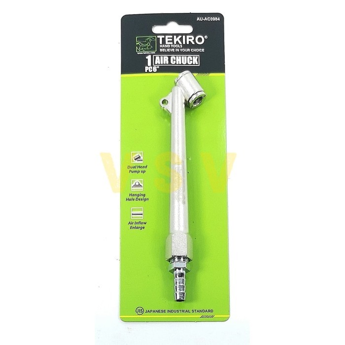 Tekiro air chuck 6" / isian angin kecil 6" Tekiro / tire chuck