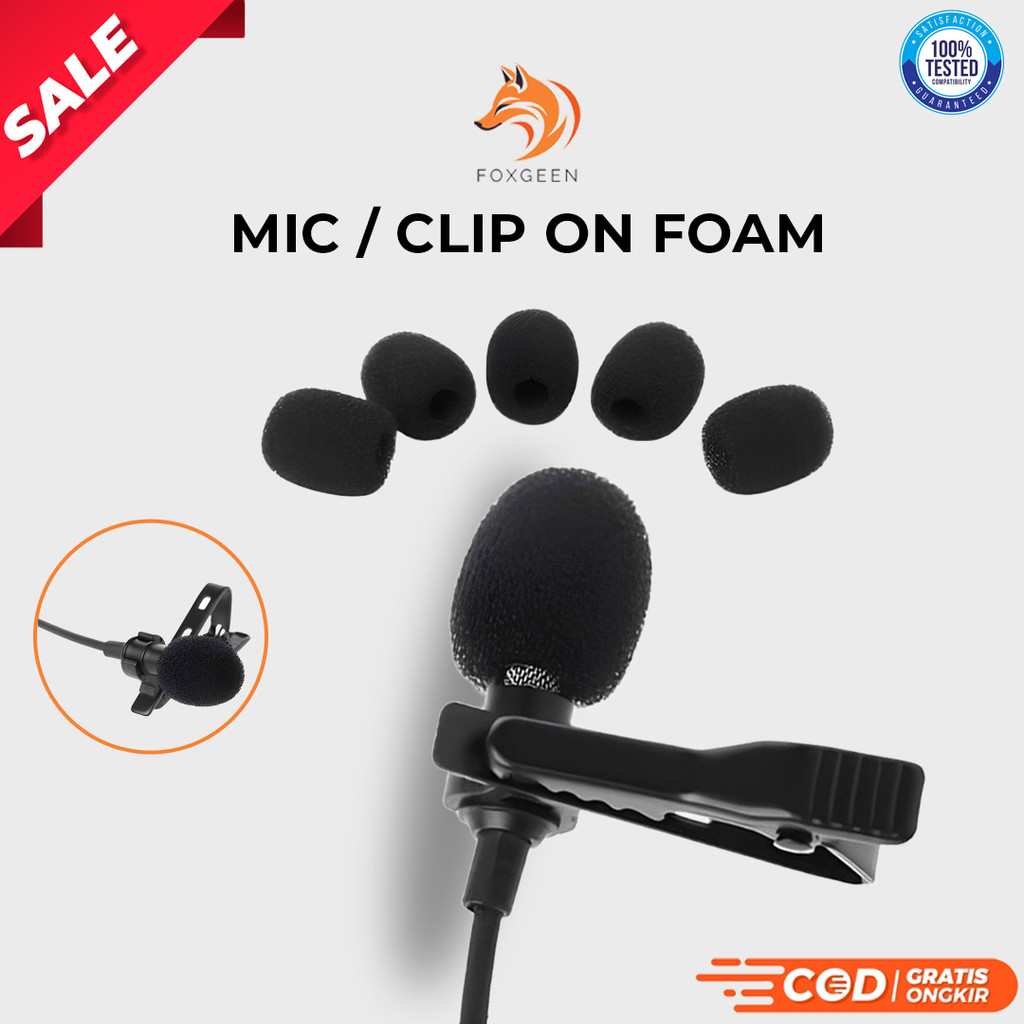 Busa Mic Foam Mic Busa Microphone Gaming Cover Mic Headset Clip On
